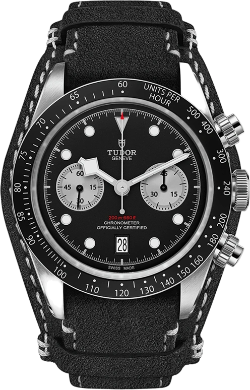 Tudor,Black Bay Chronograph 41mm,41mm,Stainless Steel,Black,Automatic,Chronograph,Day,79360N,79360N-0005