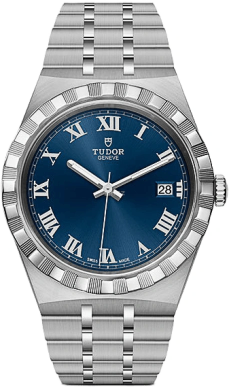 Tudor,Royal 38mm,38mm,Stainless Steel,Blue,Automatic,Date,38hours,28500,28500-0005