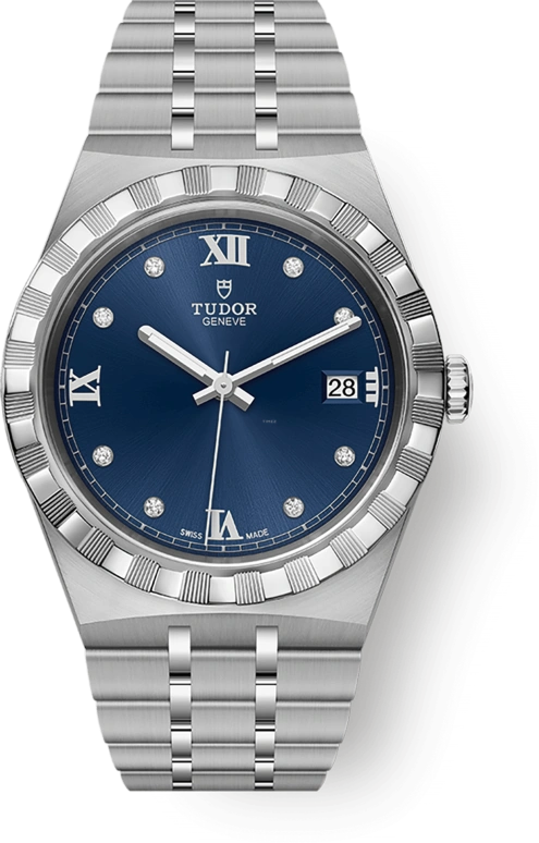 Tudor,Royal 38mm,38mm,Stainless Steel,Blue,Automatic,Date,38hours,28500,28500-0006