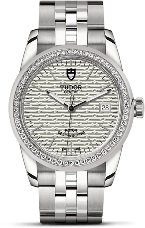 Tudor,Glamour 36mm,36mm,Stainless Steel,Silver,Automatic,Date,38hours,55020,55020-0002