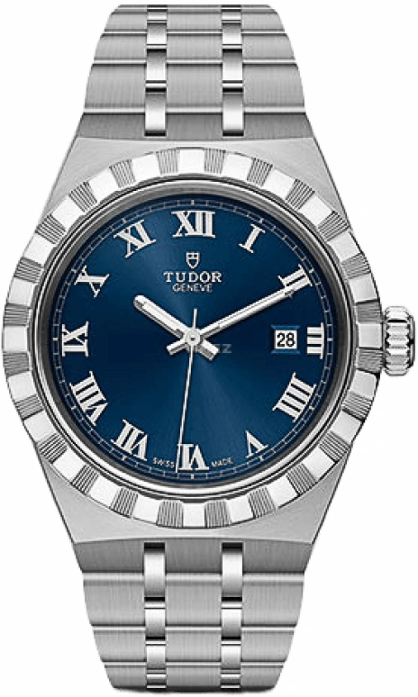 Tudor,Royal 28mm,28mm,Stainless Steel,Blue,Automatic,Date,38hours,28300,28300-0006