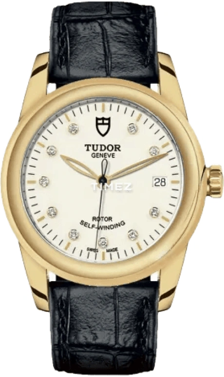 Tudor,Glamour 36mm,36mm,Yellow Gold,White,Automatic,Day,38hours,55008,55008-0023