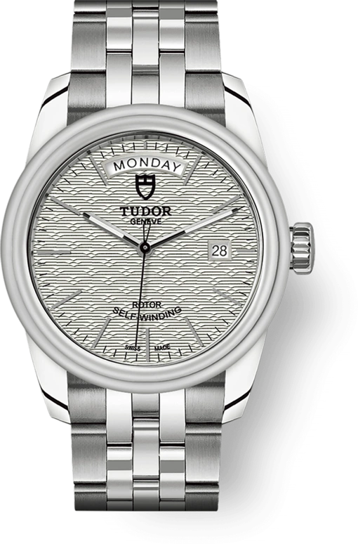Tudor,Glamour 39mm,39mm,Stainless Steel,Silver,Automatic,Date,Day,56000,56000-0003
