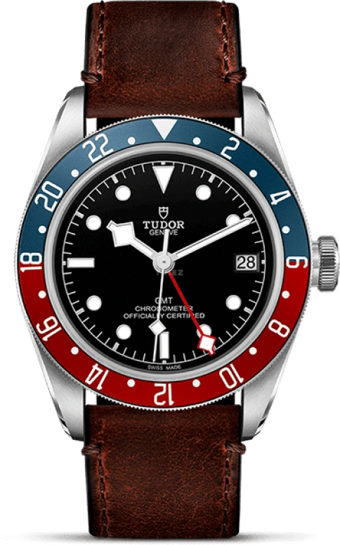 Tudor,Black Bay GMT 41mm,41mm,Stainless Steel,Black,Automatic,Date,70hours,79830RB,79830RB-0002