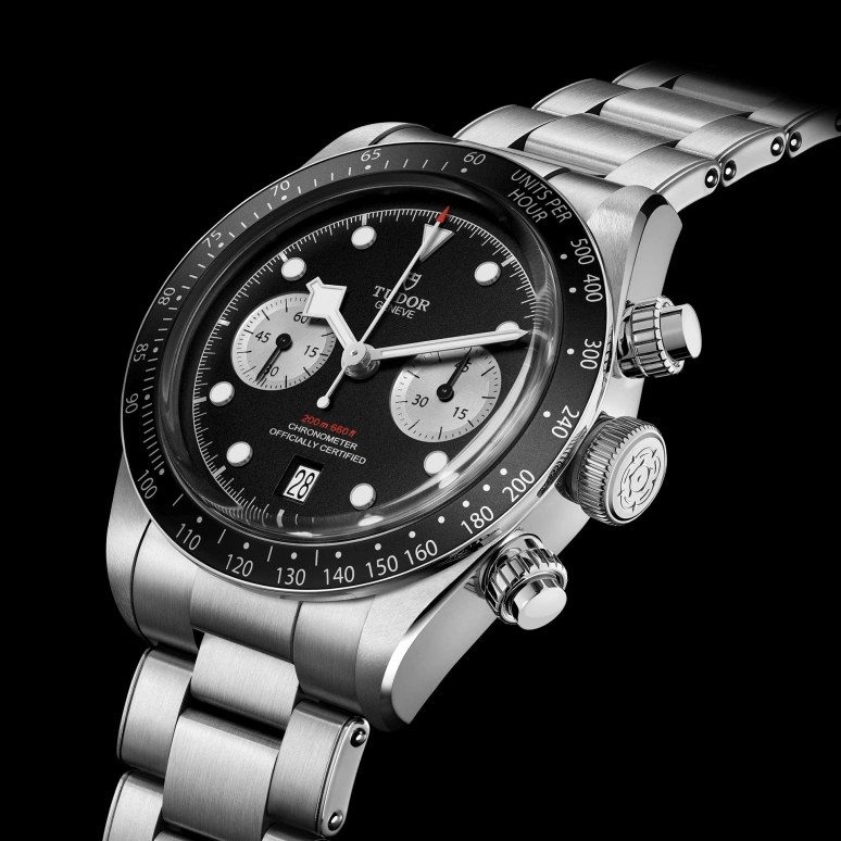 Tudor,Black Bay Chronograph 41mm,41mm,Stainless Steel,Black,Automatic,Chronograph,Day,79360N,79360N-0001