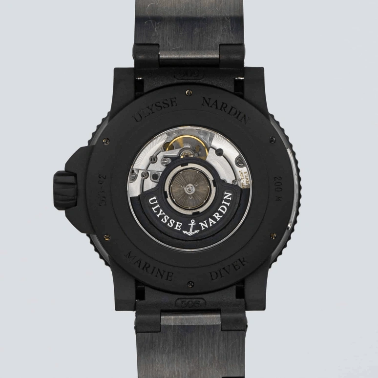 Ulysse Nardin,Diver 45.80mm,45.80mm,Stainless Steel,Black,Yellow,Automatic,Chronograph,Day,263,263-92-3C/924