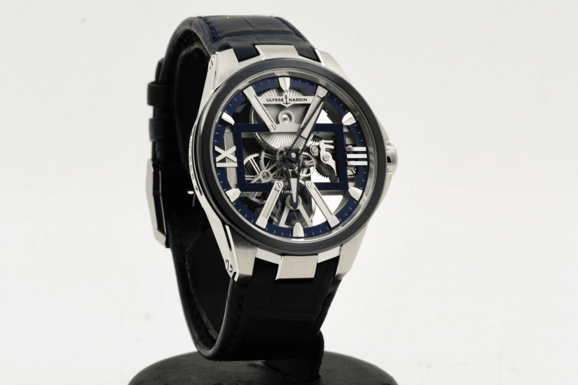 Ulysse Nardin,Other 42mm,42mm,Titanium Gold,Skeleton,Handwound,96hours,3713,3713-260/03