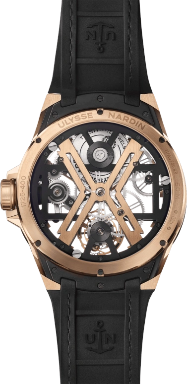 Ulysse Nardin,Blast 45mm,45mm,Rose Gold,Skeleton,Automatic,Tourbillon,72hours,1725,1725-400/02