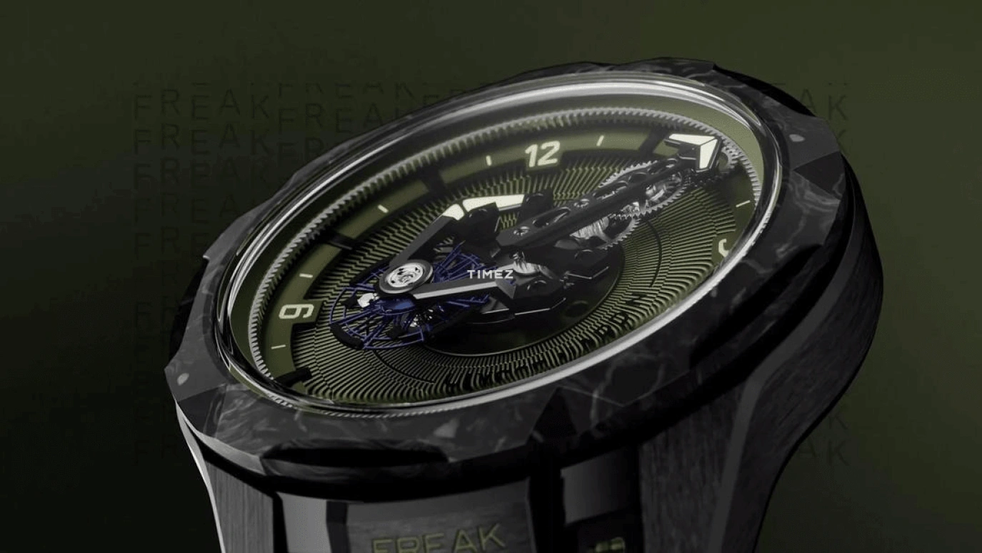 Ulysse Nardin,Freak 44mm,44mm,Titanium,Carbon,Khaki Green,Automatic,90hours,In-house Caliber,2403,2403-500-8A/3B