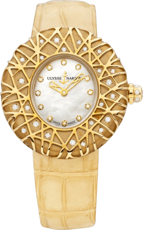 Ulysse Nardin,Classico 37.20mm,37.20mm,Rose Gold,White,Automatic,42hours,In-house Caliber,8106,8106-109