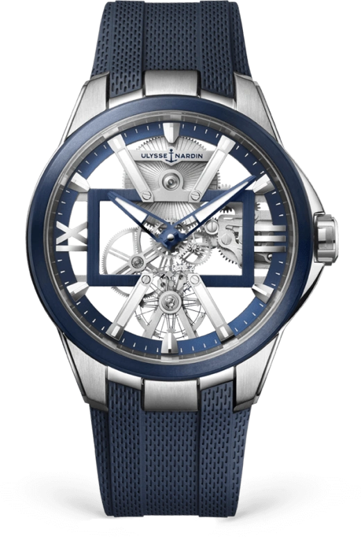 Ulysse Nardin,Other 42mm,42mm,Titanium Gold,Skeleton,Handwound,96hours,3713,3713-260/03