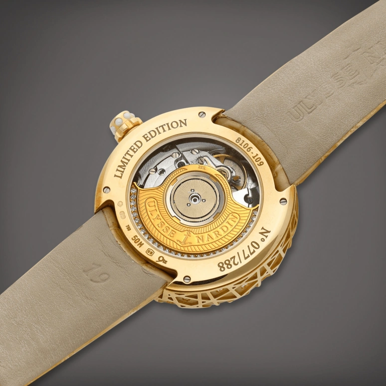 Ulysse Nardin,Classico 37.20mm,37.20mm,Rose Gold,White,Automatic,42hours,In-house Caliber,8106,8106-109