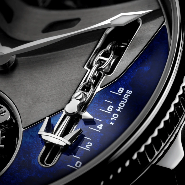 Ulysse Nardin,Marine 44mm,44mm,Platinum,Blue,Handwound,Moonphase,Power Reserve Indicator,Tourbillon,6319,6319-305