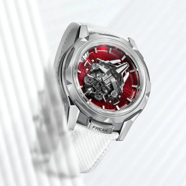 雅典,奇想 45毫米,45毫米,钛,红色,自动上弦,卡罗素,自制机芯,2513,2513-500LE-6AE-RED/3A