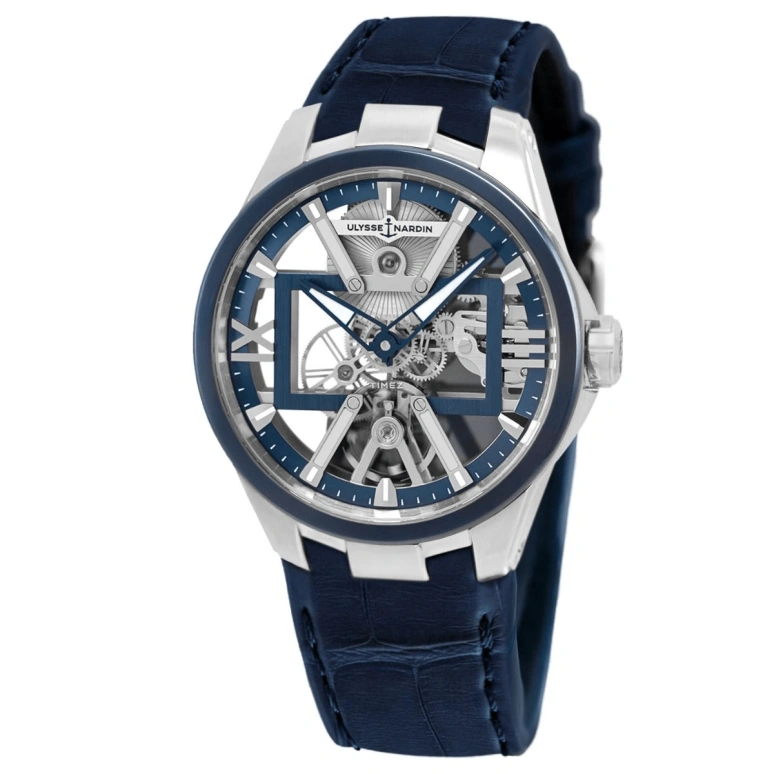 Ulysse Nardin,Other 42mm,42mm,Titanium Gold,Skeleton,Handwound,96hours,3713,3713-260/03