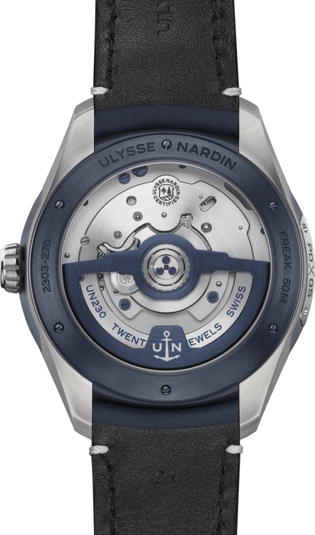 Ulysse Nardin,Freak 43mm,43mm,Titanium,Blue,Automatic,72hours,In-house Caliber,2303,2303-270/03