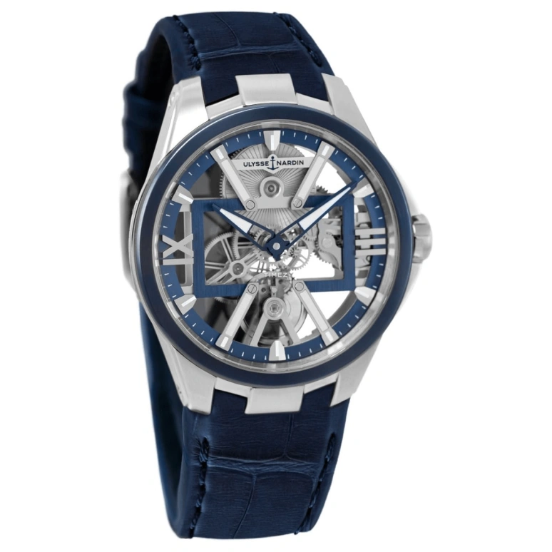 Ulysse Nardin,Other 42mm,42mm,Titanium Gold,Skeleton,Handwound,96hours,3713,3713-260/03