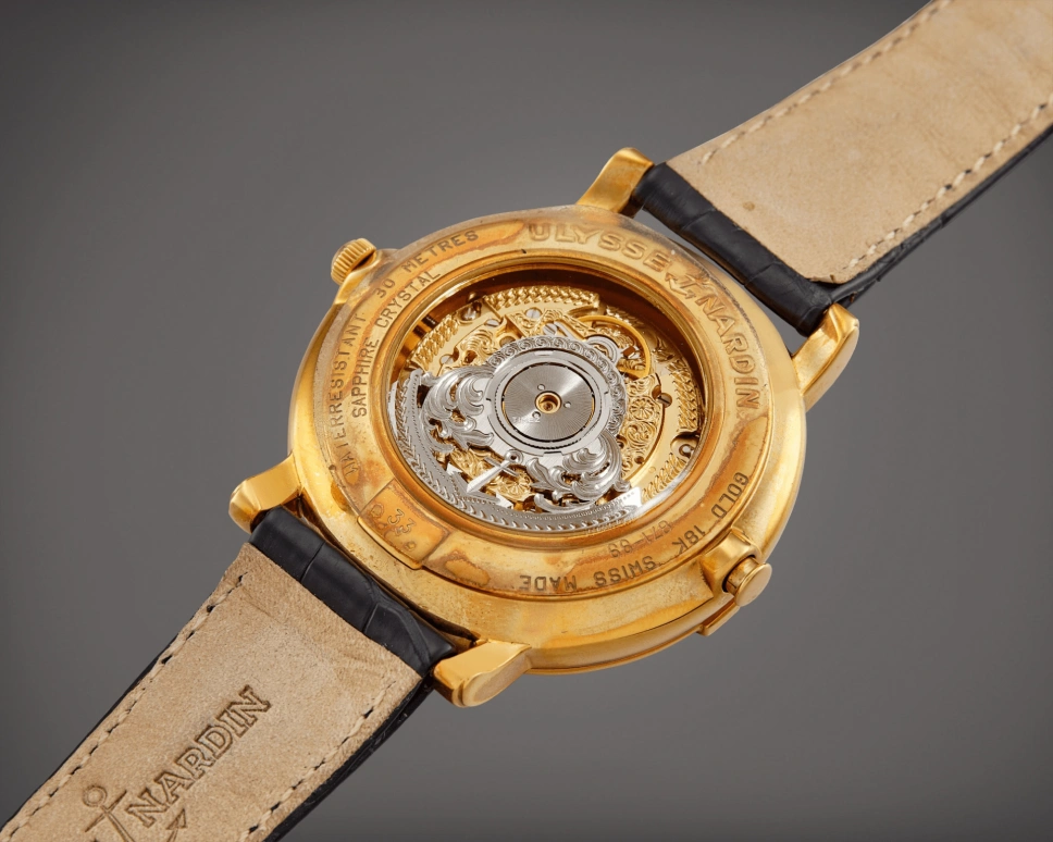 Ulysse Nardin,Trilogy 43mm,43mm,Yellow Gold,Blue,Automatic,Moonphase,Month,Day,Planetarium,42hours,In-house Caliber,871,871-99