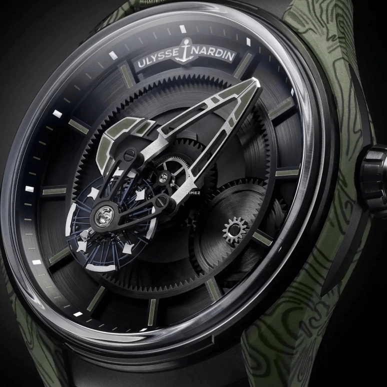 Ulysse Nardin,Freak 43mm,43mm,Titanium,Carbon,Black,Automatic,72hours,In-house Caliber,2303,2303-270-2A-KAKI/0A