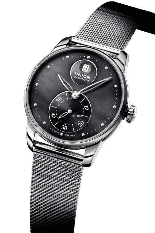 UNION,SERIS 36mm,36mm,Stainless Steel,Stainless Steel,Black,Automatic,Day,Mother of Pearl,D013,D013.228.11.121.00