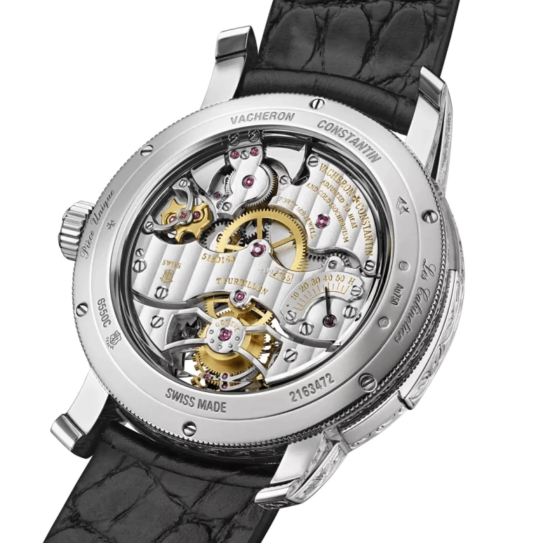 Vacheron Constantin,Artelier Cabinotiers Special Order 44mm,44mm,White Gold,Black,Handwound,Power Reserve Indicator,Tourbillon,Minute Repeater,6650C,6650C/000G-084C