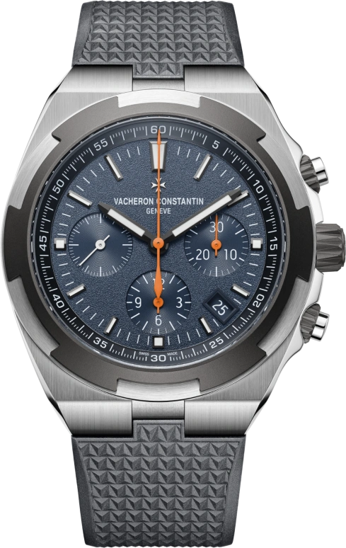 Vacheron Constantin,Overseas 42.50mm,42.50mm,Titanium,Stainless Steel,Grey,Automatic,Chronograph,Date,Anti-magnetic,Column Wheel,52hours,In-house Caliber,5510V,5510V/000T-B923