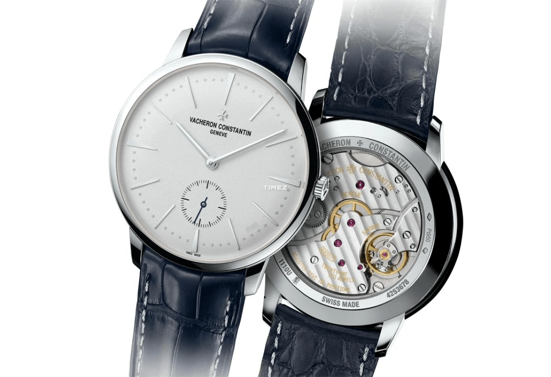 Vacheron Constantin,Patrimony 42mm,42mm,Platinum,Silver,Handwound,65hours,In-house Caliber,1110U,1110U/000P-B306