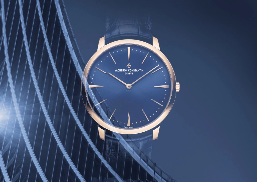 Vacheron Constantin,Patrimony 40mm,40mm,Pink Gold,Blue,Handwound,40hours,In-house Caliber,81180,81180/000R-B518