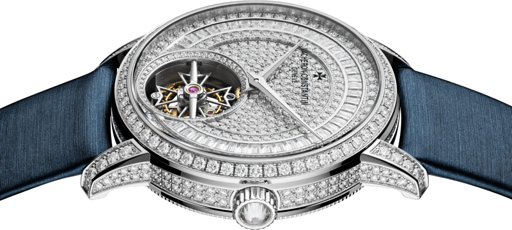 Vacheron Constantin,Traditionnelle 39mm,39mm,White Gold,Black,Skeleton,Automatic,Power Reserve Indicator,Tourbillon Escapement,6025T,6025T/000G-B635