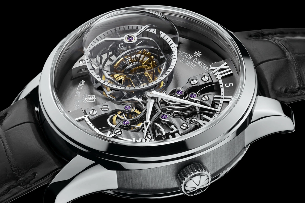 Vacheron Constantin,Artelier Cabinotiers Special Order 45.70mm,45.70mm,White Gold,Skeleton,Handwound,Tourbillon,Tourbillon Escapement,Jumping Minutes,Jumping Hours,65hours,In-house Caliber,91990,91990/000G-9882