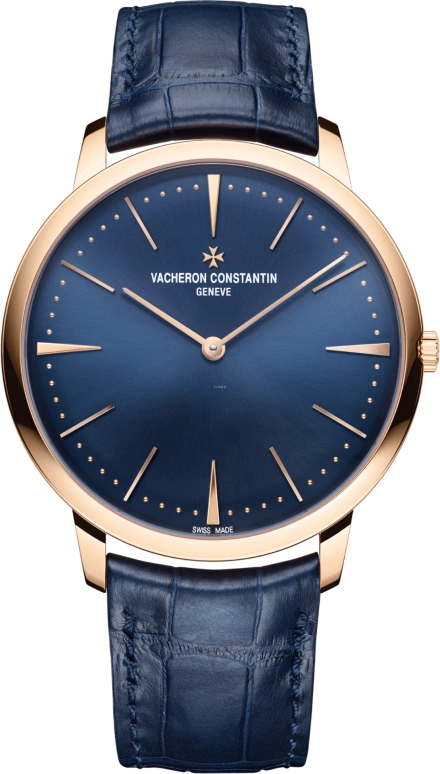 Vacheron Constantin,Patrimony 40mm,40mm,Pink Gold,Blue,Handwound,40hours,In-house Caliber,81180,81180/000R-B518