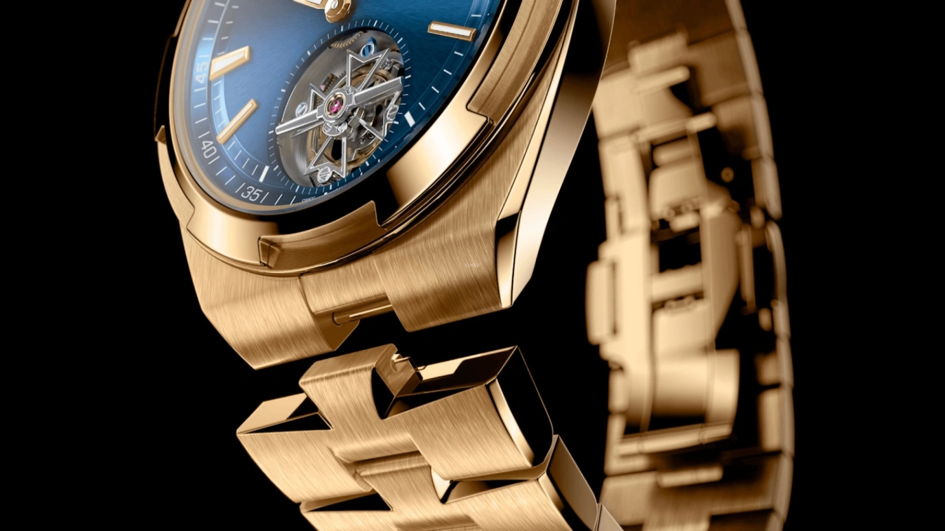 Vacheron Constantin,Overseas 42.50mm,42.50mm,Pink Gold,Blue,Automatic,Tourbillon,80hours,6000V,6000V/110R-B733