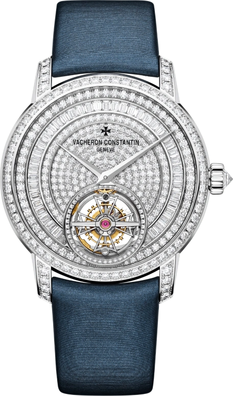 Vacheron Constantin,Traditionnelle 39mm,39mm,White Gold,Black,Skeleton,Automatic,Power Reserve Indicator,Tourbillon Escapement,6025T,6025T/000G-B635