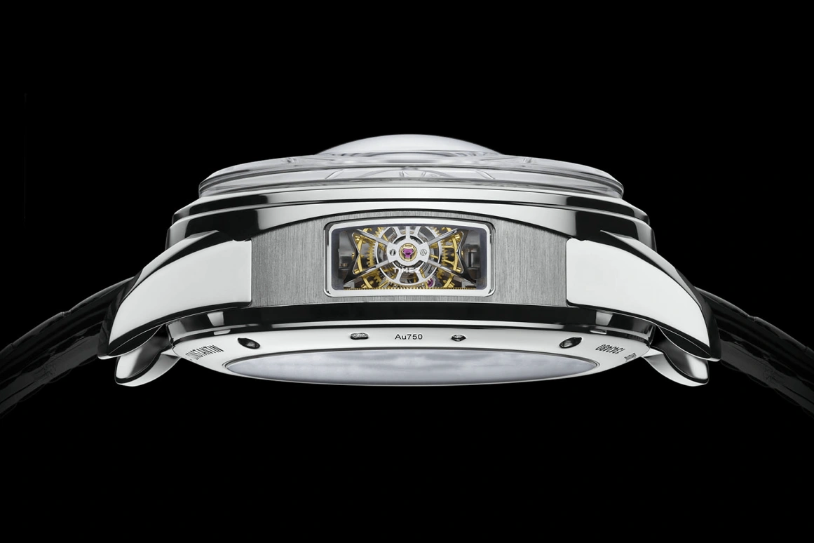 Vacheron Constantin,Artelier Cabinotiers Special Order 45.70mm,45.70mm,White Gold,Skeleton,Handwound,Tourbillon,Tourbillon Escapement,Jumping Minutes,Jumping Hours,65hours,In-house Caliber,91990,91990/000G-9882