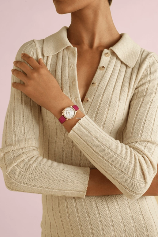 Vacheron Constantin,Égérie 30mm,30mm,Pink Gold,Red Gold,White,Quartz,Day,74hours,1205F,1205F/000R-B622