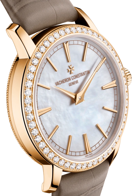 Vacheron Constantin,Traditionnelle 33mm,33mm,Pink Gold,Red Gold,Pink Red,White,Handwound,40hours,In-house Caliber,1405T,1405T/000R-B636