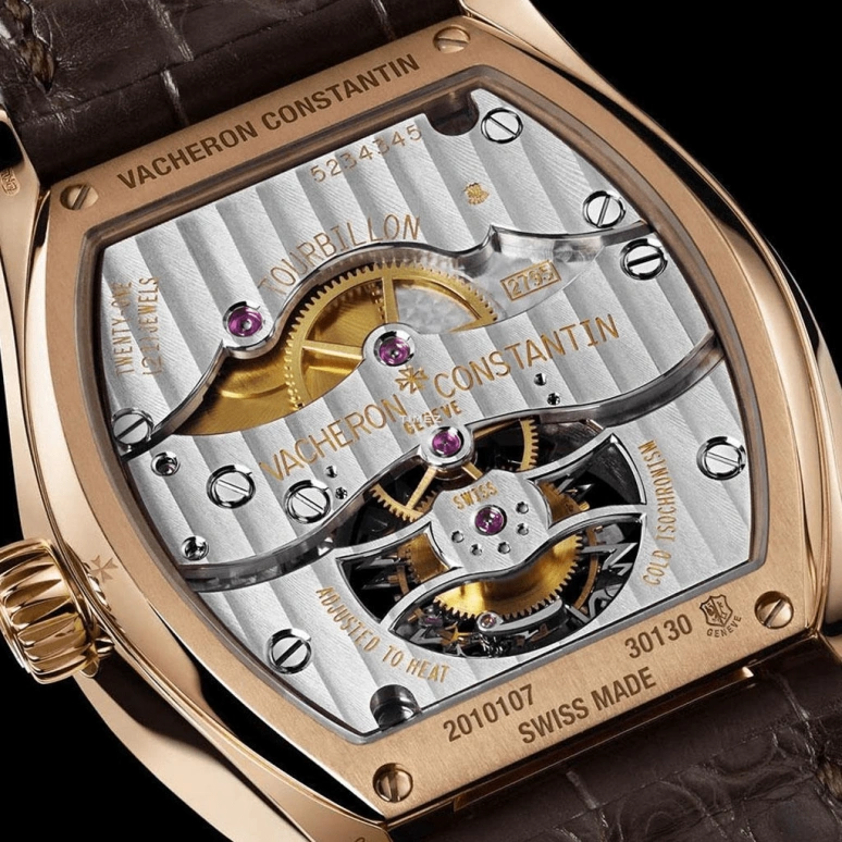 Vacheron Constantin,Malte 38x48.20mm,38x48.20mm,Pink Gold,Grey,Handwound,Tourbillon,Tourbillon Escapement,30130,30130/000R-B289