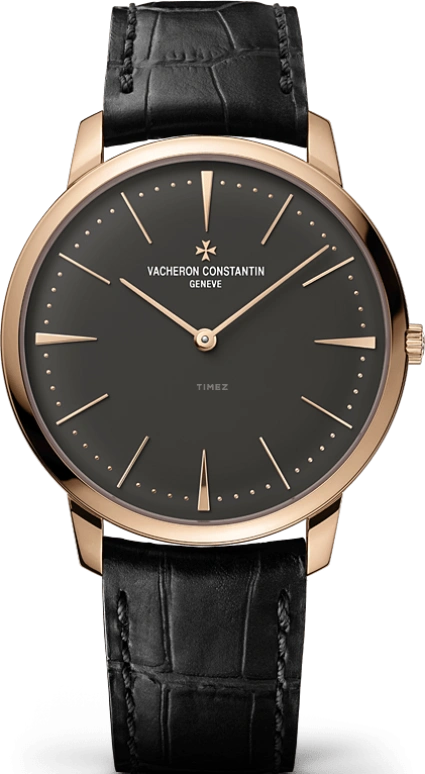 Vacheron Constantin,Patrimony 40mm,40mm,Pink Gold,Grey,Handwound,40hours,In-house Caliber,81180,81180/000R-9162