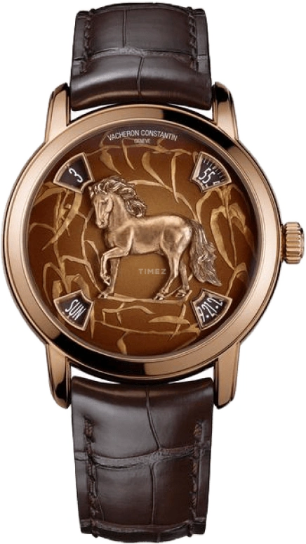 Vacheron Constantin,Métiers d'Art 40mm,40mm,Pink Gold,Brown,Automatic,Date,Day,Jumping Minutes,Jumping Hours,40hours,In-house Caliber,86073,86073/000R-9831