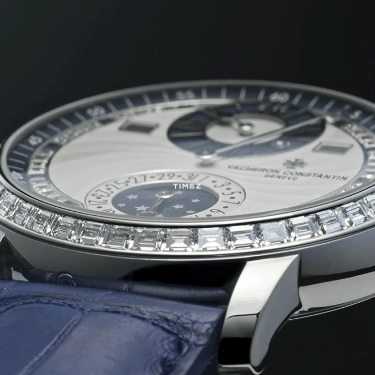 Vacheron Constantin,Artelier Cabinotiers Special Order 42mm,42mm,White Gold,Silver,Automatic,Moonphase,Perpetual Calendar,Leap Year,Month,40hours,In-house Caliber,4007C,4007C/000G-B709