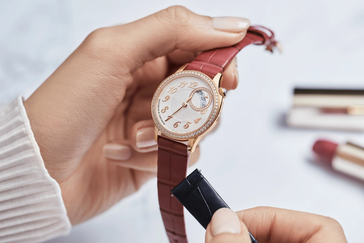 Vacheron Constantin,Égérie 30mm,30mm,Pink Gold,Red Gold,White,Quartz,Day,74hours,1205F,1205F/000R-B622