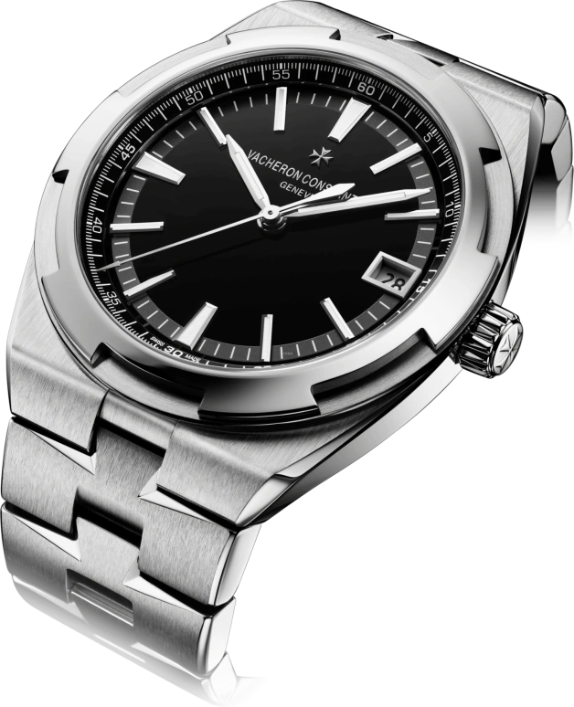 Vacheron Constantin,Overseas 41mm,41mm,Stainless Steel,Black,Automatic,Day,60hours,4500V,4500V/110A-B483