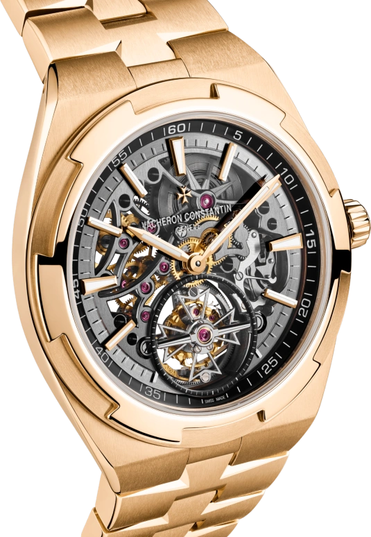 Vacheron Constantin,Overseas 42.50mm,42.50mm,Pink Gold,Skeleton,Automatic,Tourbillon,80hours,6000V,6000V/110R-B934