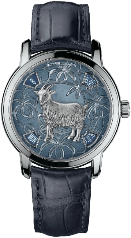 Vacheron Constantin,Métiers d'Art 40mm,40mm,Platinum,Ice Blue,Automatic,Date,Day,Jumping Minutes,Jumping Hours,40hours,In-house Caliber,86073,86073/000P-9890