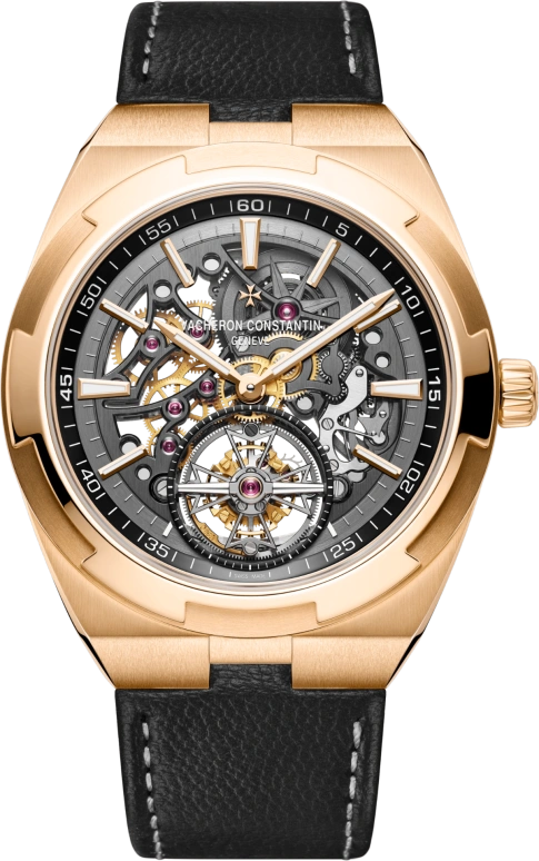 Vacheron Constantin,Overseas 42.50mm,42.50mm,Pink Gold,Skeleton,Automatic,Tourbillon,80hours,6000V,6000V/110R-B934