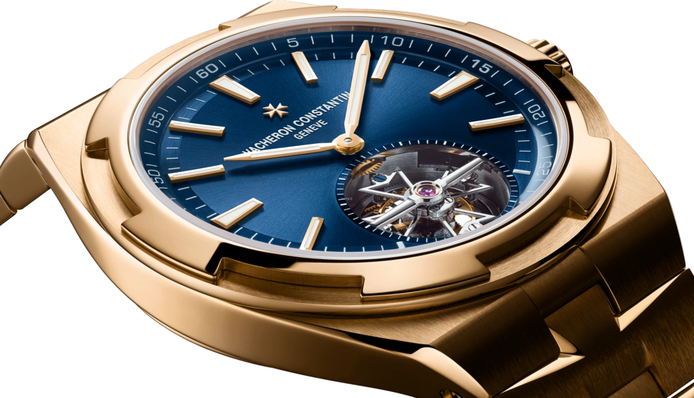 Vacheron Constantin,Overseas 42.50mm,42.50mm,Pink Gold,Blue,Automatic,Tourbillon,80hours,6000V,6000V/110R-B733