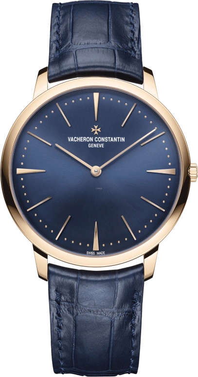 Vacheron Constantin,Patrimony 40mm,40mm,Pink Gold,Blue,Handwound,40hours,In-house Caliber,81180,81180/000R-B518