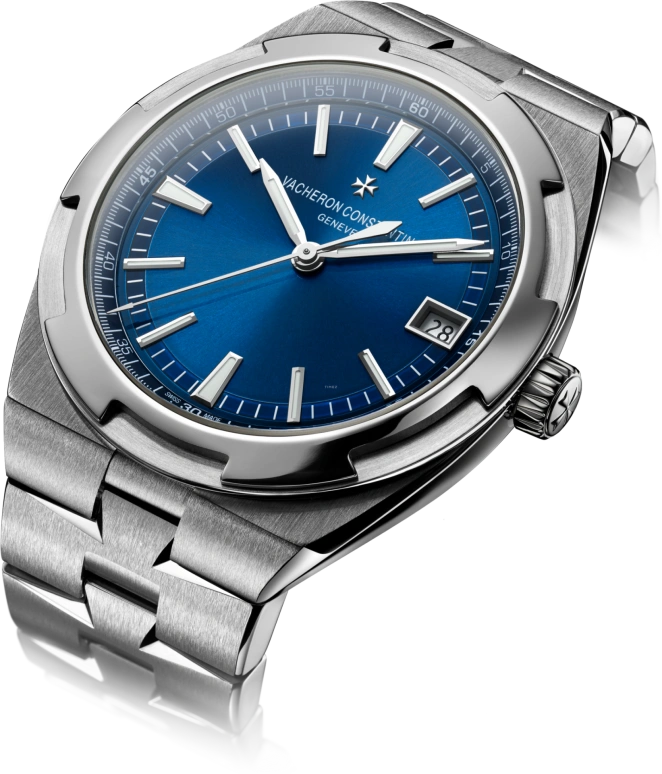 Vacheron Constantin,Overseas 41mm,41mm,Stainless Steel,Blue,Automatic,Day,60hours,4500V,4500V/110A-B128