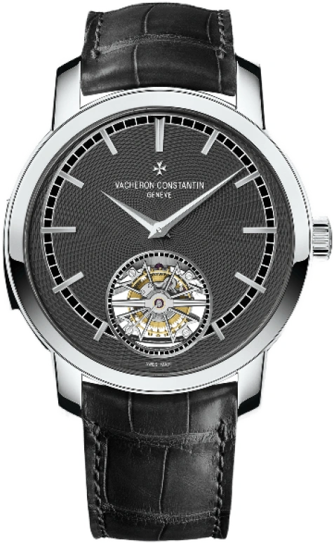 Vacheron Constantin,Traditionnelle 44mm,44mm,Platinum,Grey,Handwound,Power Reserve Indicator,Tourbillon Escapement,Minute Repeater,6500T,6500T/000P-B100