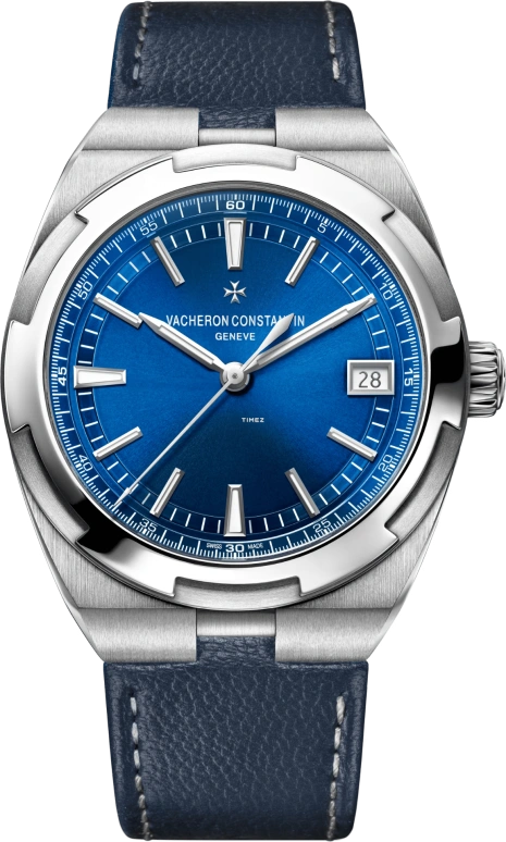 Vacheron Constantin,Overseas 41mm,41mm,Stainless Steel,Blue,Automatic,Day,60hours,4520V,4520V/210A-B128